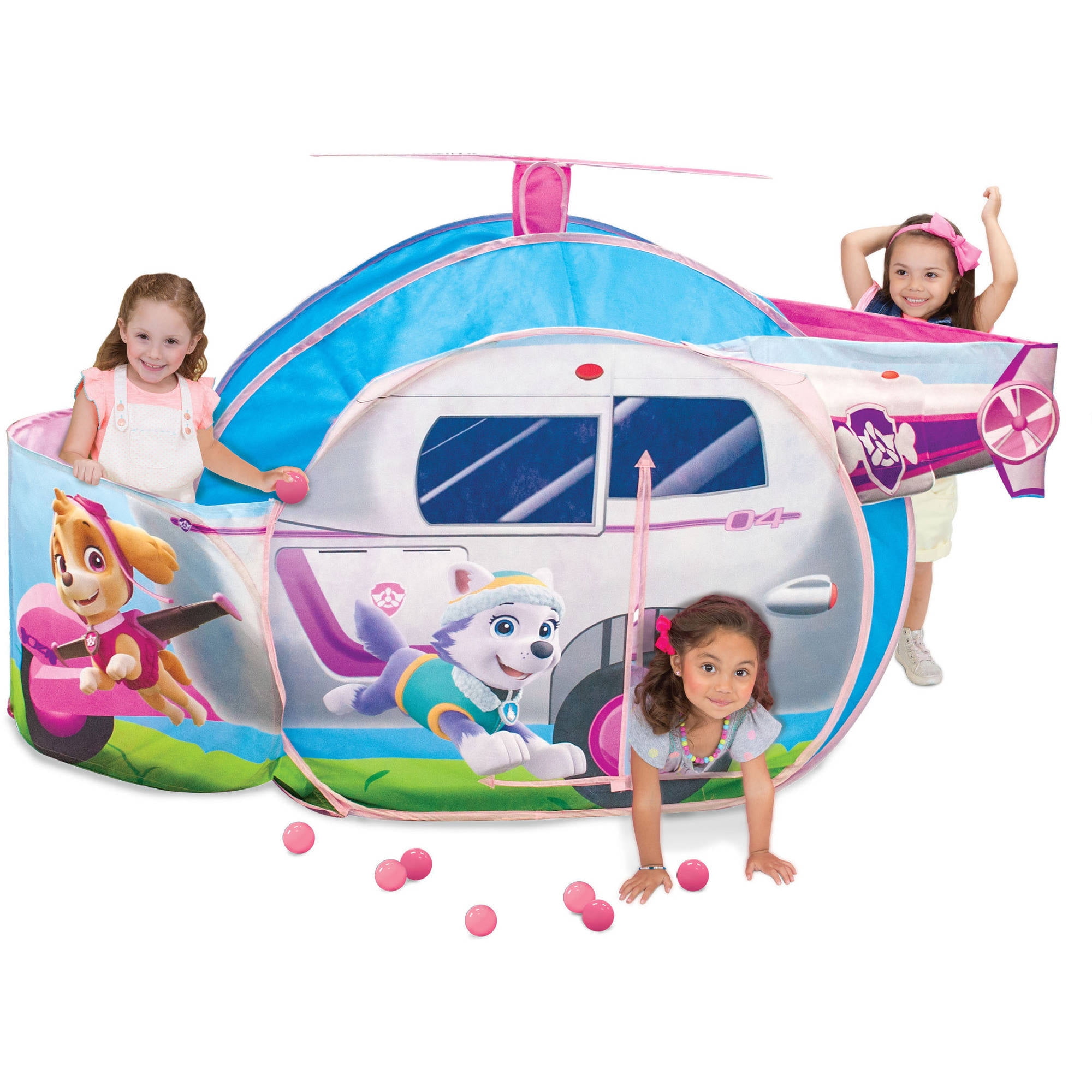 paw patrol tent with tunnel