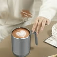 thumbnail image 2 of Pisexur Batería de cocina Taza térmica con asa y tapa deslizante, resistente a salpicaduras, 500 ml. Fabricada en acero inoxidable de doble pared al vacío, mantiene l para la cocina del hogar, 2 of 6