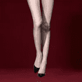 thumbnail image 4 of Womens Black 3 Sheer Thigh-High Stockings, Lightweight Transparent，Shiny stockings, 4 of 5