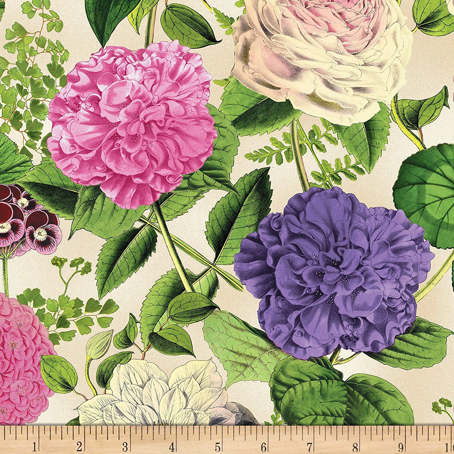 flower material style