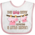 thumbnail image 3 of Inktastic This Big Sister is Expecting a Little Sister Girls Baby Bib, 3 of 4