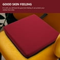 thumbnail image 3 of SWETRACE Coussin de Siège Portable Massage Polyester Rouge Foncé pour Jardin 1Ensemble, 3 of 7
