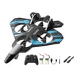 thumbnail image 2 of Avión de control remoto RC Glider de 6 canales, recargable por USB, impermeable, para exteriores, resistente a caídas, modelo de avión de RC azul, 2 of 8