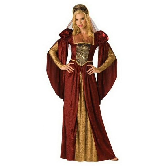 Renaissance Maiden Costume for Adults, Womens Size Extra Large 16-18, by InCharacter Costumes
