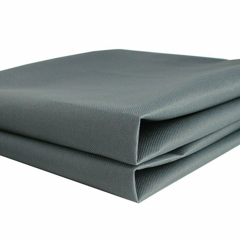 Waterproof Canvas Fabric Outdoor Cover Polyester Surface & PVC Coated  Backing Gray