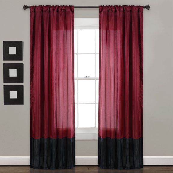 Lush Decor Sheer Curtain Panel, x ( Panels)