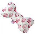 thumbnail image 2 of Mirage Pet 1115-SFTYBN6 Pink Whimsy Cupcakes 6 in. Stuffing Free Bone Dog Toy, 2 of 2