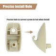 thumbnail image 4 of Unique Bargains Plastic Sun Visor Support Clip Retainer No.191857559 for Volkswagen Rabbit 1979-1984 Beige, 4 of 7