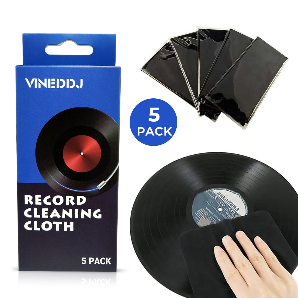 4 Pack Microfiber Towel by ... Extra Large Record Cleaning Anti-Static Cloth 
