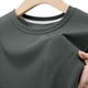 thumbnail image 4 of pstuiky Camisa de manga corta para hombre, Camiseta informal de cuello redondo de color liso para hombre, camiseta de manga corta con cuello redondo ropa de hombre xl, 4 of 9