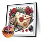 thumbnail image 5 of Pintura de diamante 5D DIY Kit de taladro con forma especial parcial Flores Letra 30x30cm, 5 of 9