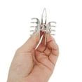 thumbnail image 4 of Unique Bargains 1 Pc Elegant Metal Animal Hair Clips Silver Tone, 4 of 5
