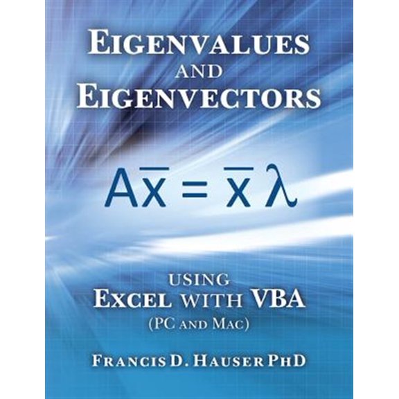 Pre-Owned Eigenvalues and Eigenvectors Using Excel With Vba