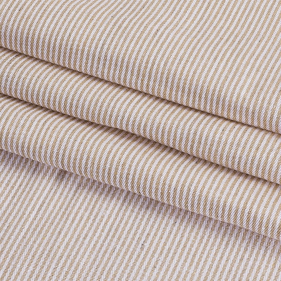 1Pc Polyester Stripe Fabric Clothing Accessories BurlyWood 1510x0.8mm 2 yards