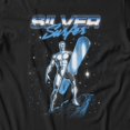 thumbnail image 3 of Marvel Comics Retro Silver Surfer Classic Pose Men's T Shirt (Black, S-XXXL), 3 of 4