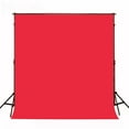 thumbnail image 2 of ABPHOTO Polyester 5x7ft Red Background Backdrop for Photography Photo Studio Backdrops Prop, 2 of 4