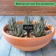 thumbnail image 2 of Jinsinto 100Pcs Plant Labels Waterproof Garden Labels, T-Type Plastic Plant Labels Seedling Labels, Plant Labels for Flower Vegetable Seed Garden 6 x 10cm (Black), 2 of 5