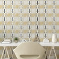 thumbnail image 3 of Ambesonne Yellow and White Peel & Stick Wallpaper for Home, Scandinavian Forms, 13"x100", Champagne Dark Yellow, 3 of 6
