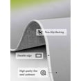thumbnail image 3 of Abstract Area Rug for Bedroom 3x5 Ft Green Grey Gradient Modern Art Super Soft fuzzy Throw Rug Non-Slip Fluffy Plush Indoor Floor Carpet for Living Room Nursery Home Decor, 3 of 8