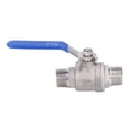 thumbnail image 4 of Valve à Bille en Acier Inoxydable 304 NPT Filetage Manuel 3/4 Po 2 Mâles Raccords de Plomberie, 4 of 22