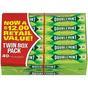 Doublemint Wrigley's Chewing Gum, 5 Count, 40 Pack