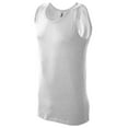 thumbnail image 3 of Mato & Hash Mens 100% Cotton Tank Top Shirt - Heather Grey CA6100 3XL, 3 of 4