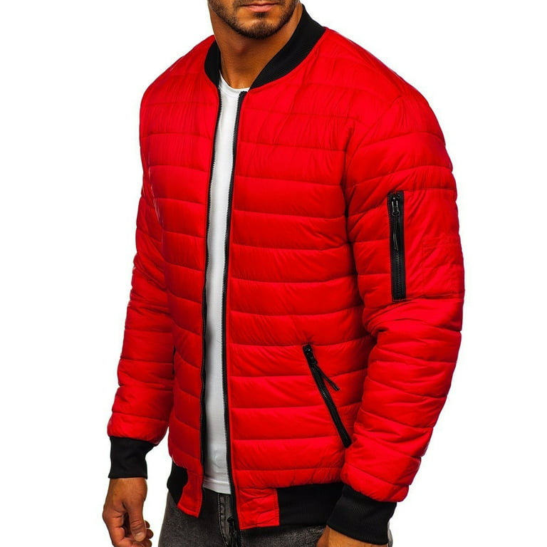 Sunisery Men's Lightweight Water-Resistant Zip Up Puffer Jacket