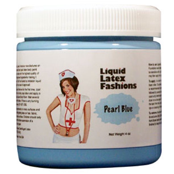 4oz Pearl Blue Liquid Latex *Ammonia Free* Body Paint