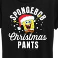 thumbnail image 3 of SpongeBob SquarePants - Christmas Pants - Women's Lightweight French Terry Pullover, 3 of 6