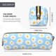 thumbnail image 3 of Fotbe Floral Daisy Estuche para Lápices de Cuero con Estampado, Estuche con Cremallera Resistente, Organizador Compacto y Elegante para Papelería, 3 of 7