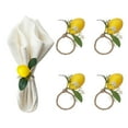 thumbnail image 3 of Servilletero de Boda con Limón y Frutas Anillo para Decoración de Mesa de Comedor Fiestas de Verano Vacaciones Familia Diaria ANGGREK  Otros, 3 of 8