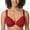 Dark Red, variant on Women's Front Closure Bras Plus Size Full Coverage Underwire Unlined Lace Bra