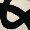 thumbnail image 7 of Abani Abstract Beige/Black Area Rug - 4'x6' - Modern Curved Line Design - Deco Collection - Easy to Clean - Durable for High Traffic Areas - Bedroom, Office & Kitchen - Medium Pile, 7 of 7