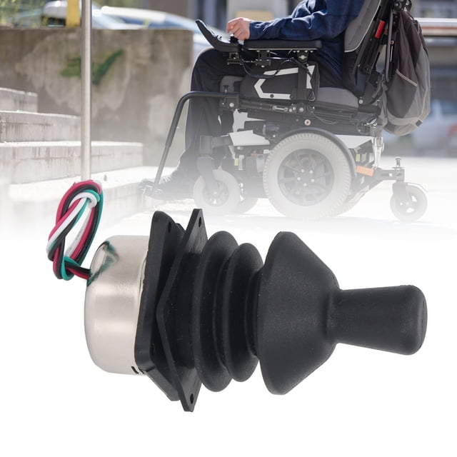 Joystick de Fauteuil Roulant Électrique, Rotation à 360 Degrés Utilisation Flexible Joystick de Commande de Fauteuil Roulant DC5V pour Entraînement par Moteur Brossé Sans Balais