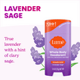 thumbnail image 5 of Lume Whole Body Women’s Deodorant - Smooth Solid Stick - Aluminum Free - Lavender Sage - 2.6oz, 5 of 12