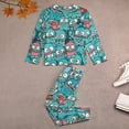 thumbnail image 4 of Hangyodon Long Sleeve Top And Pants 2 Piece Pajama Set, 4 of 8