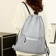thumbnail image 4 of Mochila Con Bolsillos Con Cordn Ajustable, Bolsa Deportiva De Viaje, Material De Nailon Resistente, Diseo Con Mltiples Compartimentos, Para Estudiantes Atletas, Gran Capacidad, UKHBMC, 4 of 9