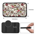 thumbnail image 3 of Bingfone Car Four-Season Universal Armrest Box Mat,Car Armrest Seat Cover Soft Leather Waterproof Armrest Cover Center Console Mat-Dark Enchanted Flowers And Birds, 3 of 7