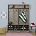 thumbnail image 3 of Simply Daisy Noel on a Stripe 28 x 36 inch Dark Green Laundry Bag, 3 of 3