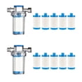 thumbnail image 1 of 2X Lavadora Calentador de Agua Ducha Filtro de Agua de Ducha Filtro Purificador de Agua del Grifo Frontal, 1 of 8