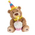 thumbnail image 1 of Happy Birthday Singing Bear Musical Soft Plush Toy Doll Kids Birthday Gifts New Arrival, 1 of 4