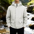 thumbnail image 2 of Men's Autumn And Winter Outdoor Casual Style Thickened Hat With Detachable Jacket Coat, 2 of 5