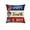 Red, White, Blue, variant on Independence Day Decor Linen Pillow Cover 18x18 Inch Red White Blue Floral America Fourth Of July Throw Pillowcase Holiday Home Decoration