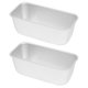 thumbnail image 1 of 2 Pcs French Bread Loaf Baking Tools Loaf Tin Rectangular Bread Toast Handmade Soap Covers, 1 of 3