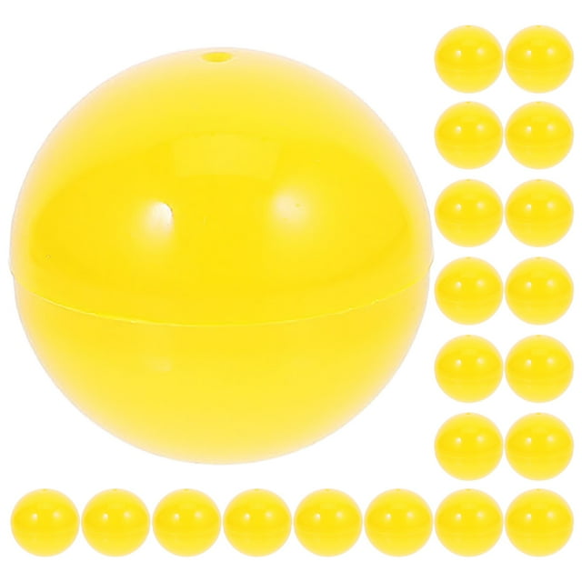 Miangastore 25pcs Game Balls Small Raffle Balls Openable Design Plastic Seamless Spheres For Party Activities Games