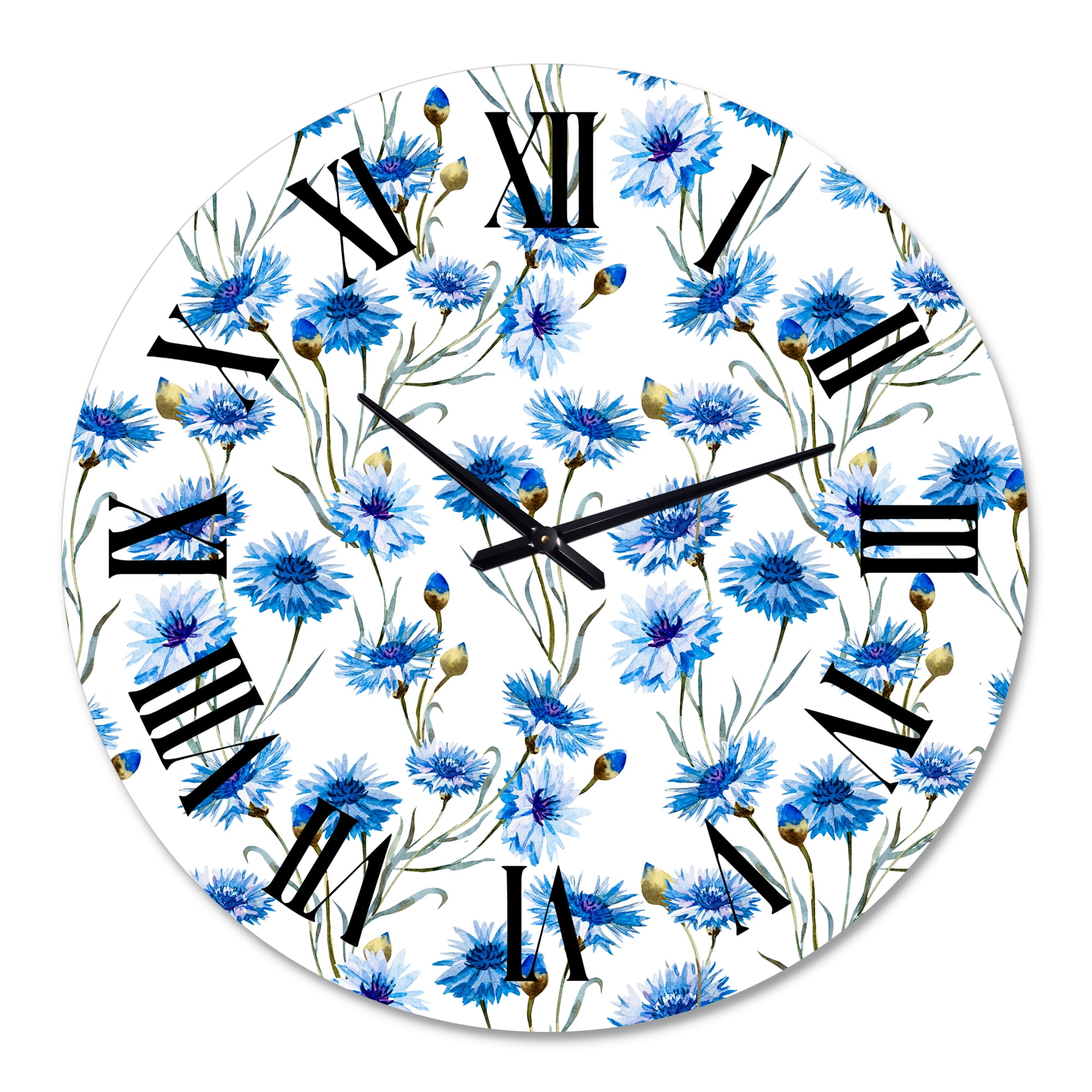 Designart 1 in Quartz Traditional Wall Clock