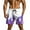 Purple, variant on ZCFZJW Funny 3D Printed Swim Trunks for Men Big and Tall Regular Fit Casual Drawstring Elastic Waist Beach Bathing Suit Quick Dry Board Shorts with Pockets Yellow XL