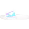 thumbnail image 5 of ABSOLUTE FOOTWEAR Childrens Kids Girls Slip On Summer Holiday Beach Pool Sliders Mule Sandals Flip Flops - White - US Child 1, 5 of 7
