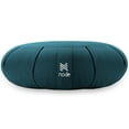 thumbnail image 2 of Node Fitness Zafu Meditation Cushion, 15" Round Buckwheat Yoga Pillow with Organic Cotton Cover - Teal, 2 of 7