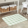thumbnail image 5 of Kdxio Pistachio Green Checkboard,16" x 24", Non-Slip Front Door Mats,Outdoor Welcome Mat Washable, 5 of 9